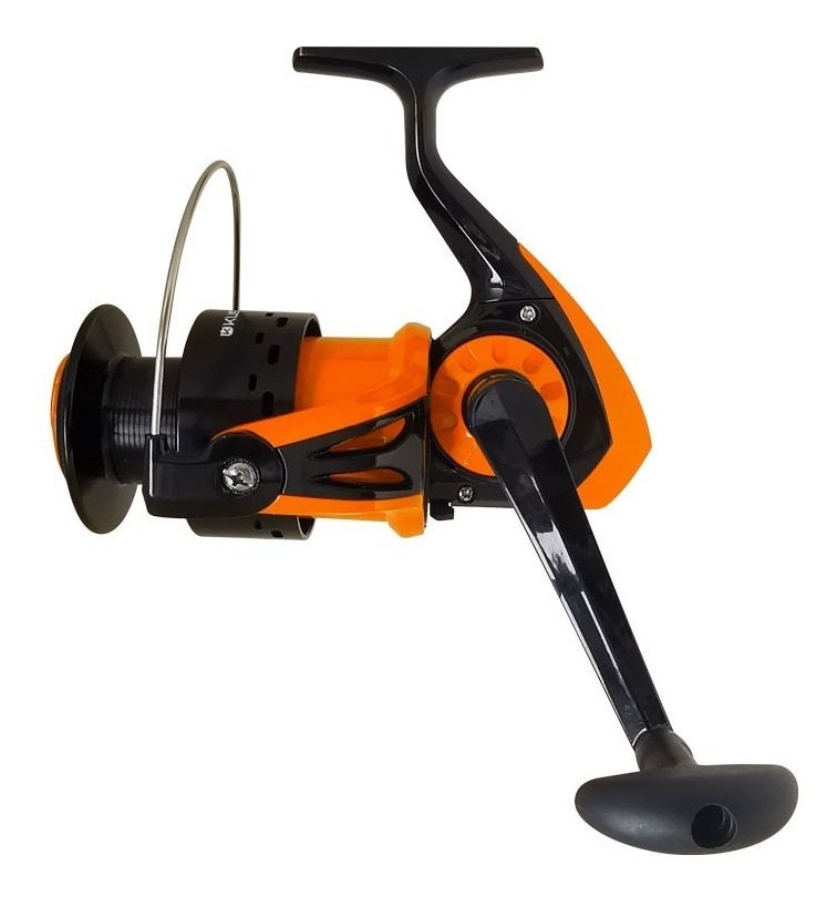 Reel Frontal Parana 6500 Relacion 4,1:1 Hasta 8kg Kushiro Negro Izquierdo