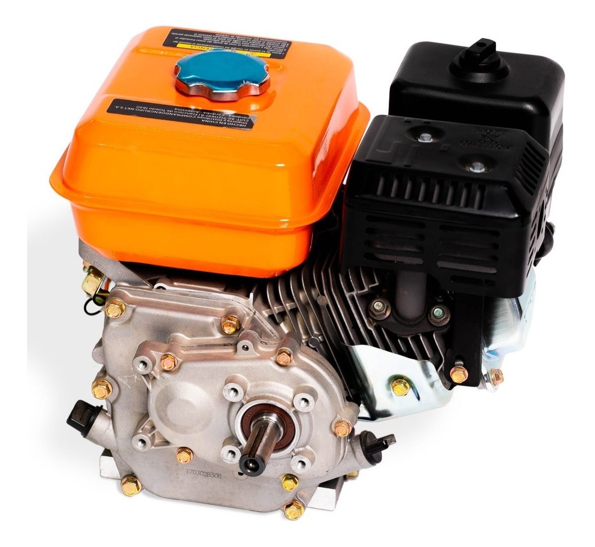 Motor Explosión Nafta Kushiro 7 Hp 208 Cc Horiz. C/ Reductor - 1