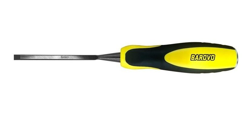 Formon Acero Profesional 6mm Mango Plastico