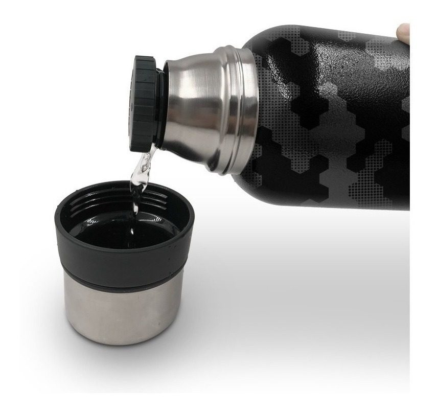 Tapon Repuesto Termos Inox Universal 500 - 900ml Kushiro Negro - 2