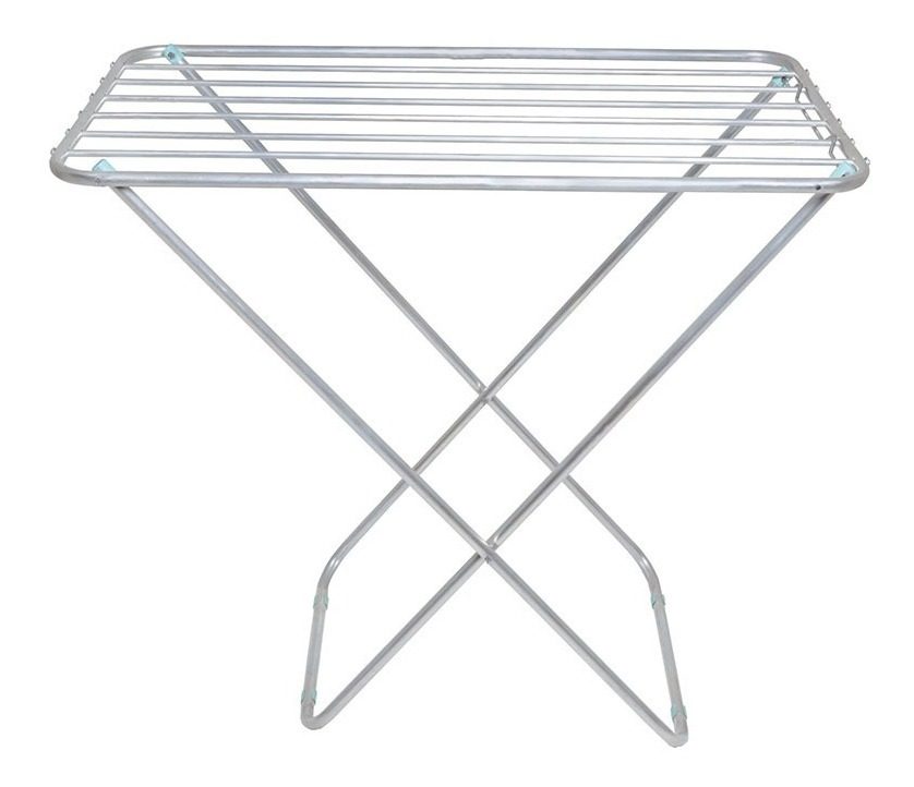 Tendedero Tender Ropa Aluminio Mor Slim De Piso Sin Alas Blanco - 2