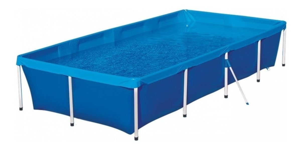 Pileta De Lona 3.20m X 1.64m X 0.58m 3000 Litros Mor Azul