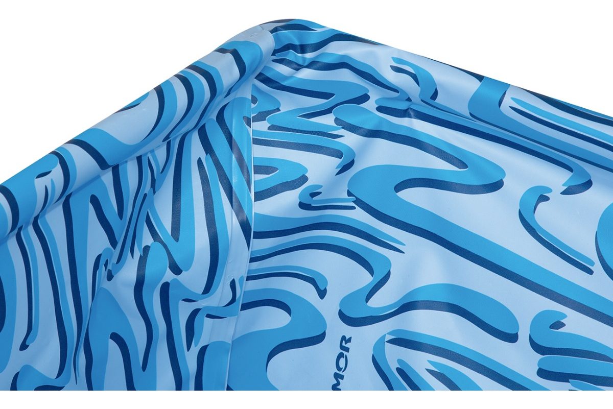 Pileta Estructural Rectangular Mor 001002 Con Capacidad De 1000 Litros 1.26x1.89 M Azul Agua - 5