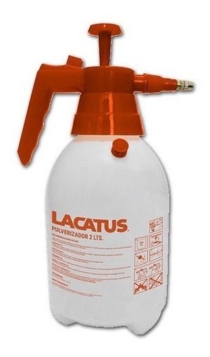 Pulverizador Fumigador De Mano 2l Graduable 2.5 Bar  Naranja Claro