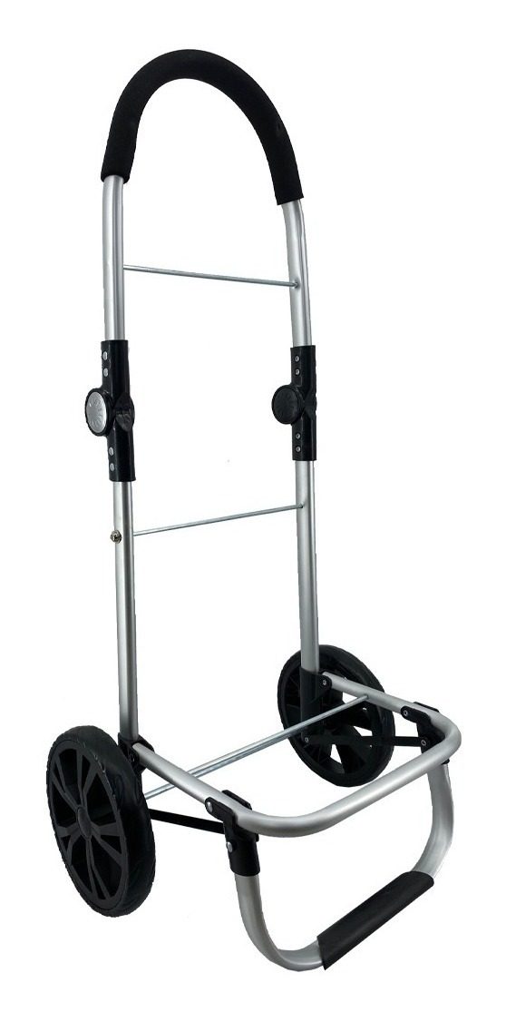 Carro De Compras 46x36x98cm Plegable Aluminio Rosa Vonne Rosa - 3