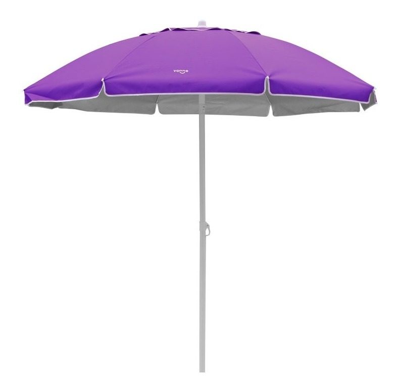 Sombrilla Playera 2,5m Violeta Aluminizada Vonne Blanco