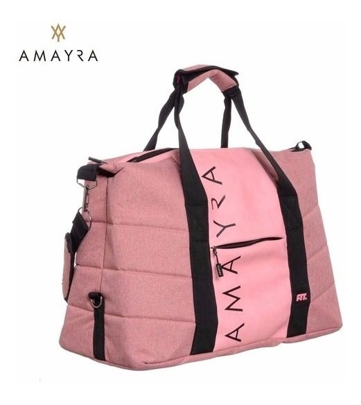 Bolso Deportivo Fitness Grande  Bolsillos + Correa Amayra Varios