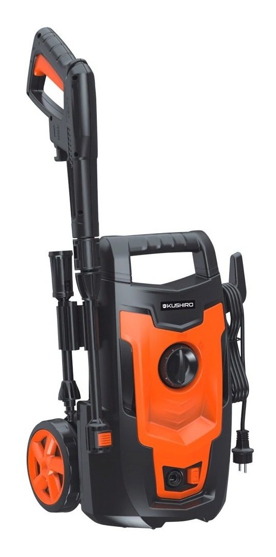 Hidrolavadora Carrito Con Ruedas 1600w 110 Bar Ipx5 Kushiro Naranja