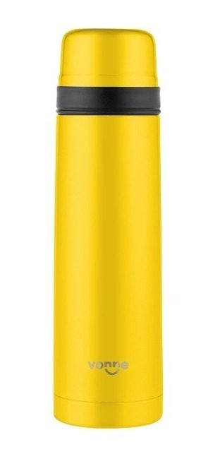 Termo Amarillo 500ml Acero Inoxidable Doble Pared Vonne Amarillo - 1