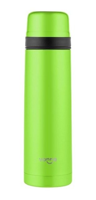Termo Verde 500ml Acero Inoxidable Doble Pared Vonne Verde