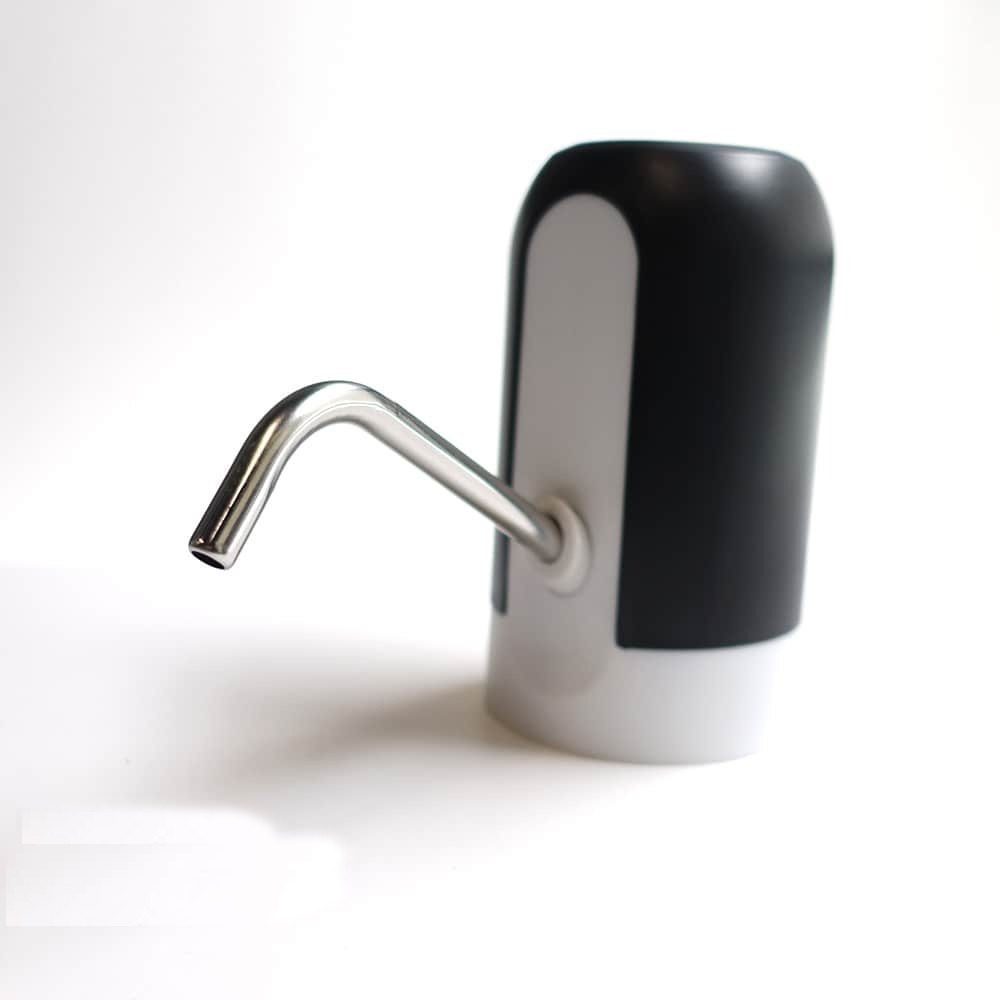 Dispenser Eléctrico Bomba Para Bidón De Agua Recargable Usb Blanco - 3