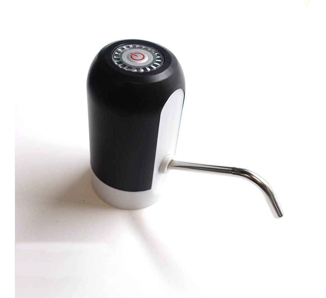 Dispenser Eléctrico Bomba Para Bidón De Agua Recargable Usb Blanco - 4