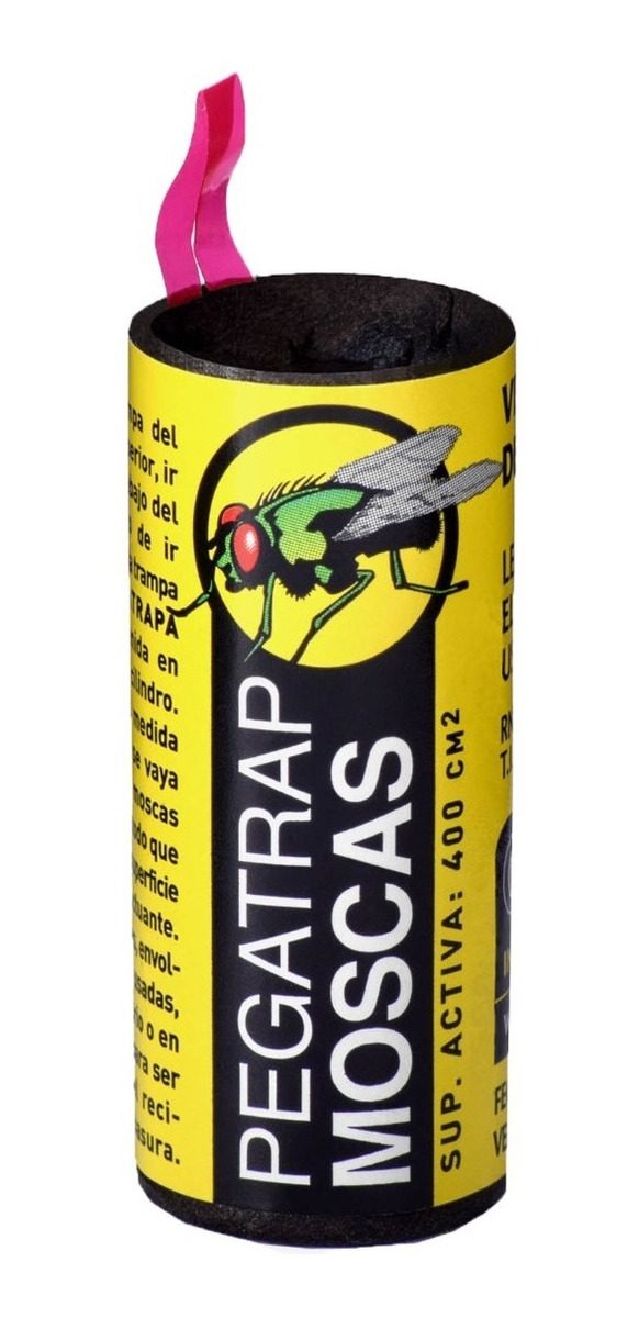 Trampa Adhesiva Para Moscas Pegatrap Caja X 4 Rollos