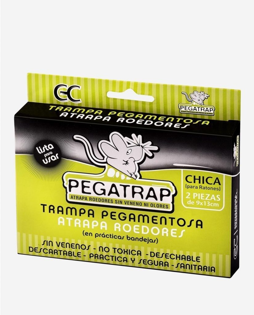 Trampa Adhesiva Ratas Roedores Sin Veneno Pegatrap Chica