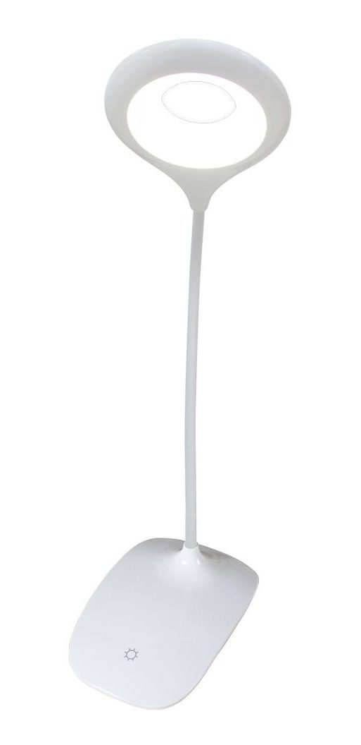 Velador Led De Escritorio Touch Recargable 20 Led Uso 20hs Blanco