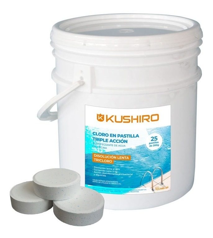 Cloro Pastillas Triple Accion Disolucion Lenta X 5kg