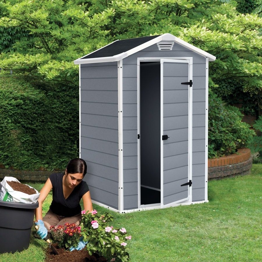 Caseta Manor Cobertizo Exterior 128x94x196cm Plastica Keter - 1