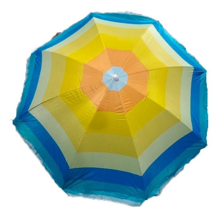 Sombrilla Playera Hierro Pintado Reclinable 1,60 Poliester - 1