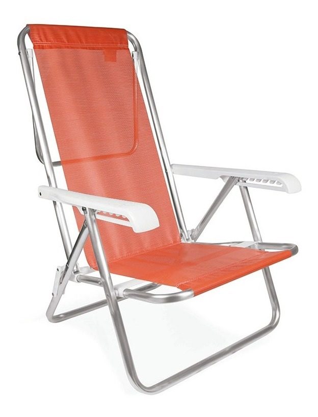 Silla Reclinable Reposera 8 Posiciones Mor Color Coral Coral