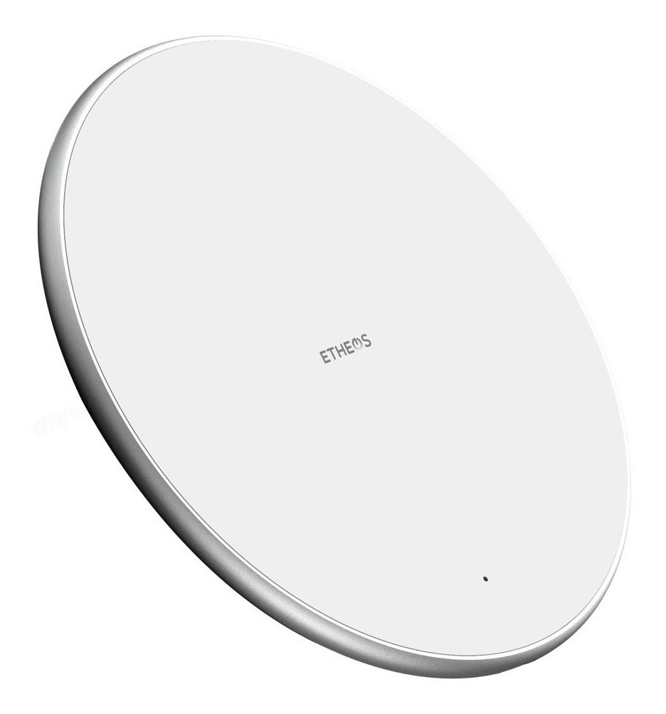 Base Cargador Tablet Celular Inalámbrica Inducción Qi Etheos Blanco - 1