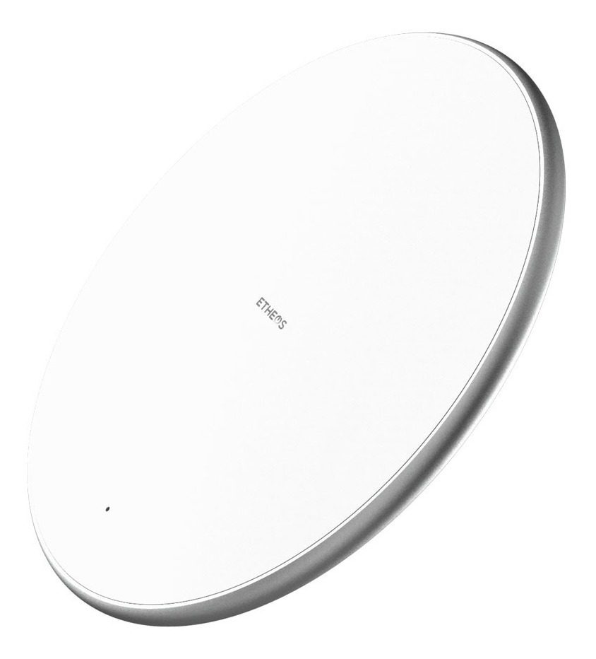 Base Cargador Tablet Celular Inalámbrica Inducción Qi Etheos Blanco - 2
