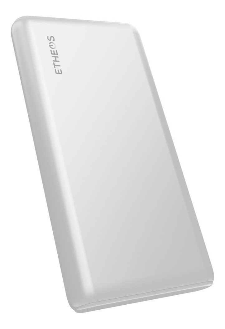 Cargador Portatil Power Bank Blanco 10000mah 2x Usb Etheos - 1