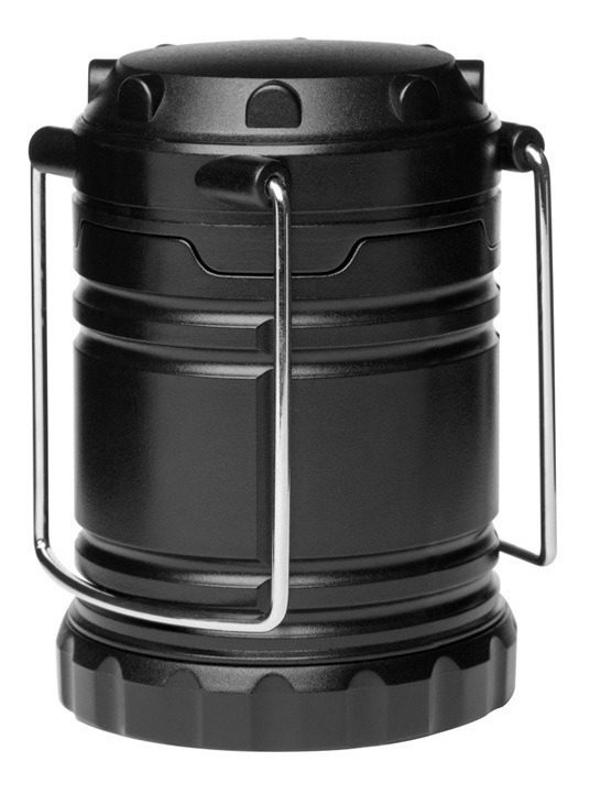 Farol Linterna Para Camping 3w Solar 1200mah Etheos Negro