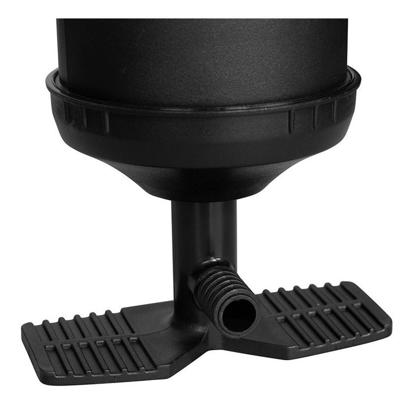 Inflador Bomba Manual Camping 30cm Doble Inflado + Adaptador Negro - 2