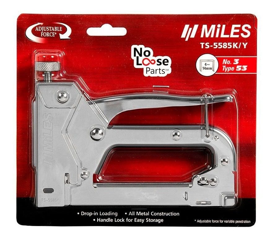 Engrampadora Manual Metalica N3 4-14mm Miles 555gr - 2