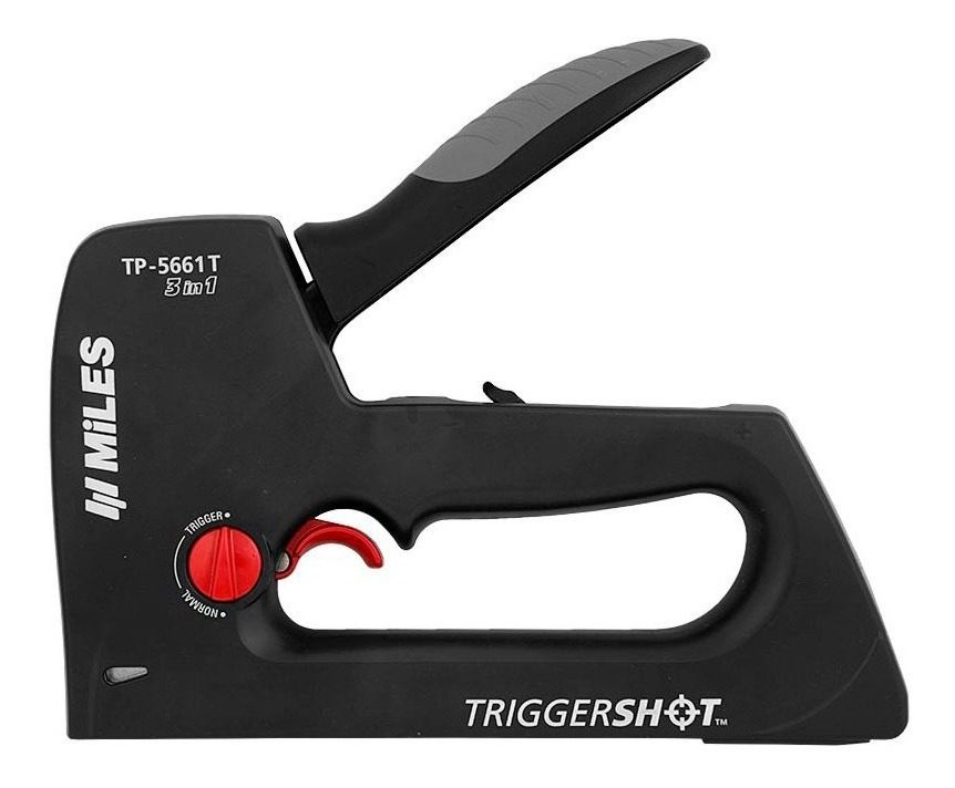 Engrampadora Clavadora Manual Abs 3 En 1 Miles Grip De Goma