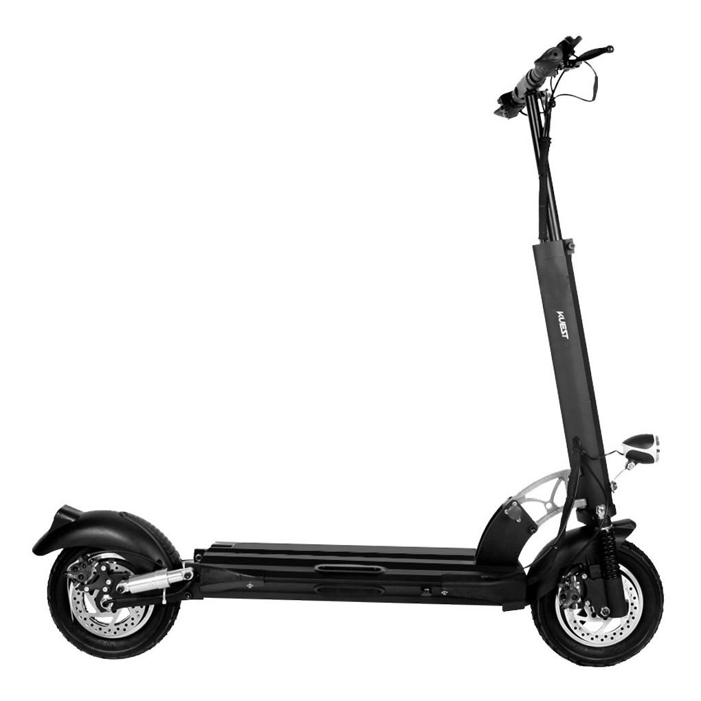 Scooter Aluminio Electrico 350w Con Amortiguadores Aut.30km Negro - 2