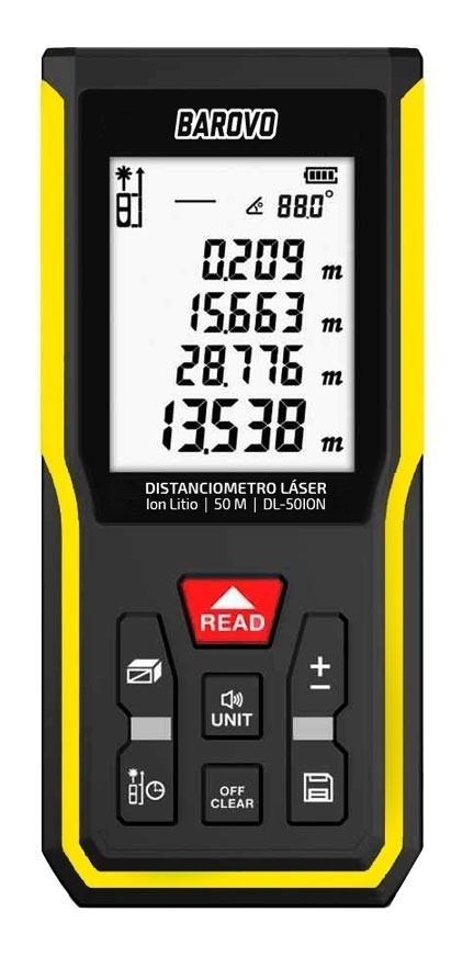 Distanciometro Medidor Laser 50m Ion-litio Barovo - 2