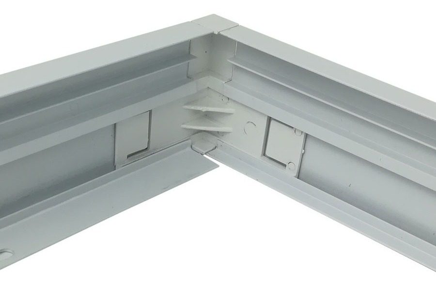 Kit Marco Adaptador Para Plafon Led Embutido 60 X 60 Gris - 2