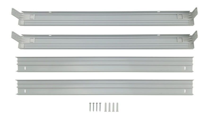 Kit Marco Adaptador Para Plafon Led Embutido 60 X 60 Gris - 3