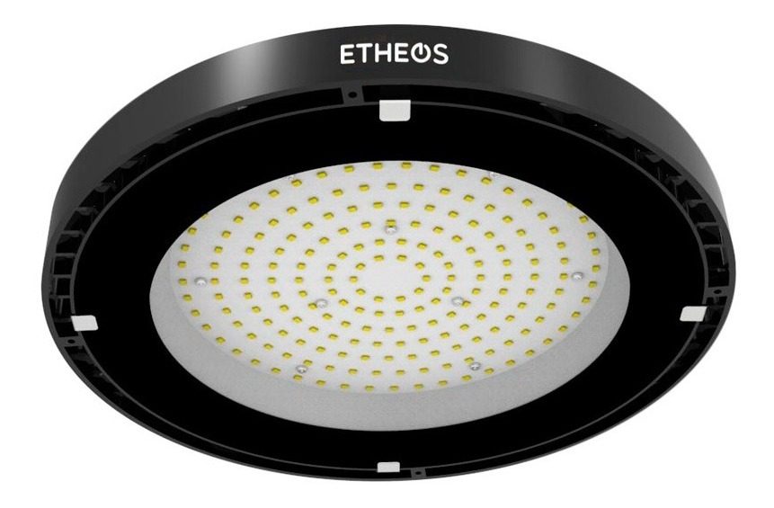 Luminaria Led Colgante Galponera 150w Fría Etheos Blanco