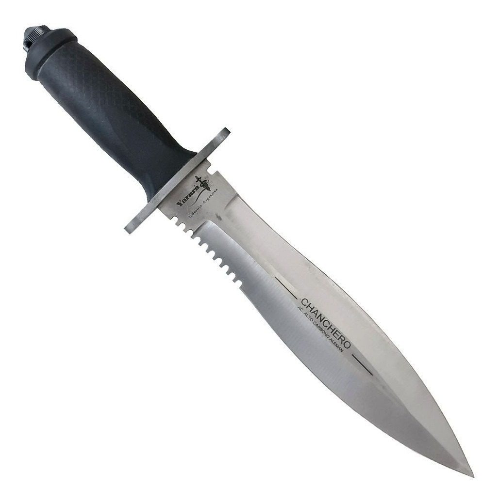 Cuchillo Chanchero Yarara Hoja 25cm Total 38cm Carbono-cromo Gris