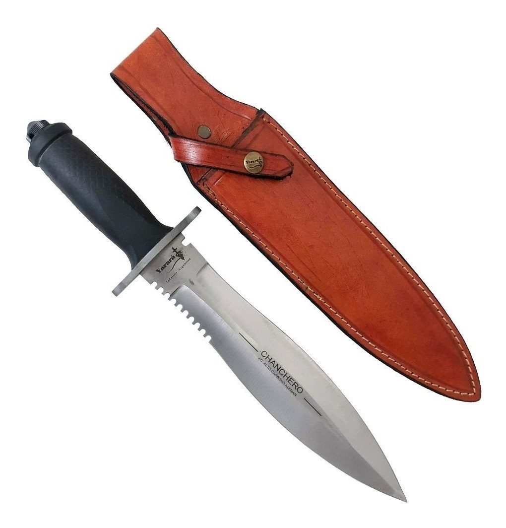 Cuchillo Chanchero Yarara Hoja 25cm Total 38cm Carbono-cromo Gris - 1