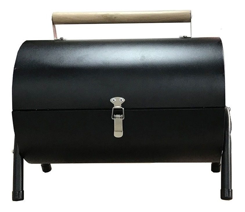 Mini Chulengo Parrilla Para Balcon Carbon O Leña Vonne Negro - 1