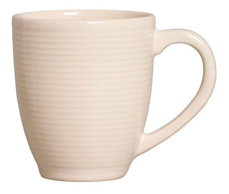 Taza Ceramica 340ml Porto Brasil Argos Crudo