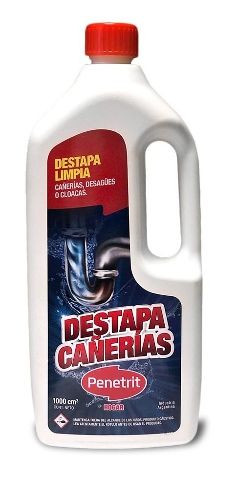 Destapa Limpia Cañerias Penetrit 1l Uso Doméstico
