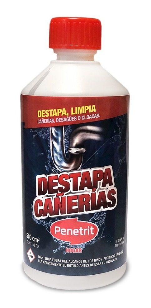 Destapa Limpia Cañerias Plus Penetrit 500ml Uso Profesional