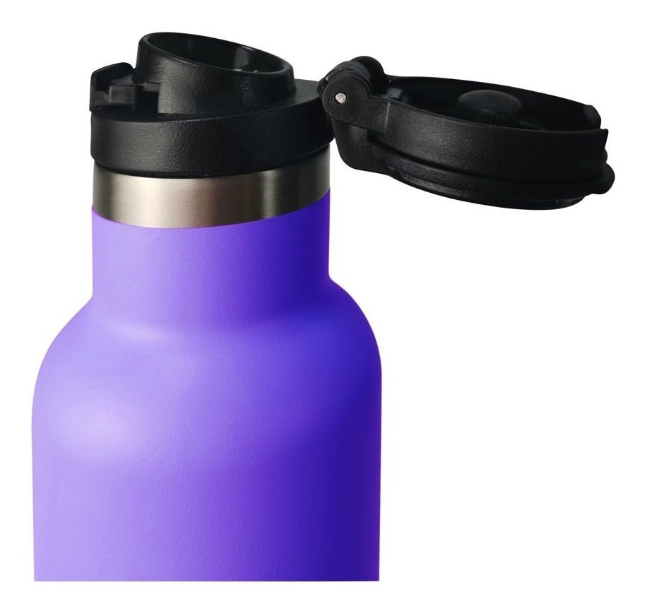 Botella Termica 600ml Acero Inoxidable Violeta Mate Vonne Violeta - 3