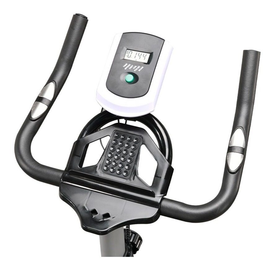 Bicicleta Fija Spinning Varias Funciones Peso Max 100kg  Negro - 1