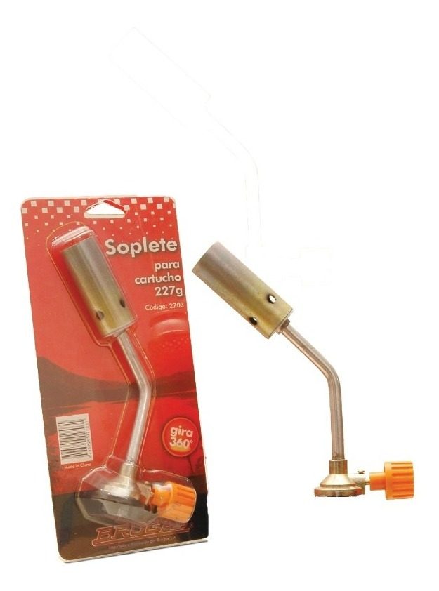 Soplete Soldador Para Cartucho 227grs 20x8cm Brogas