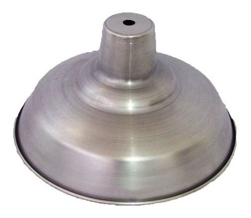 Pantalla Campana Colgante Galponera 40cm Aluminio + E27 Gris - 1