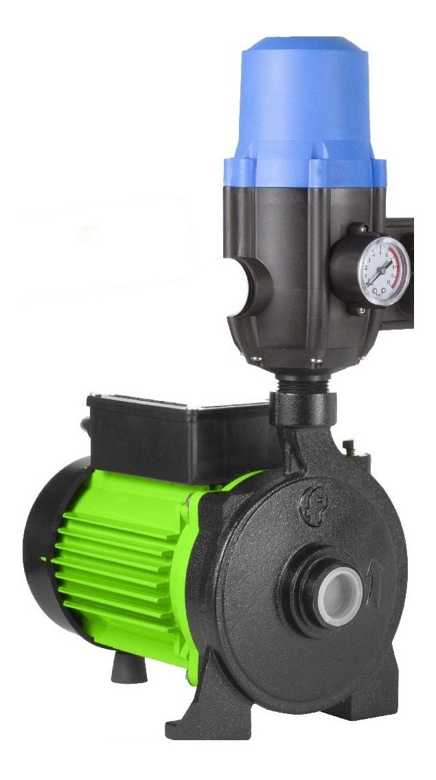 Bomba Presurizadora Fluvial 1 Hp Linea Kit De Presion 1  Negro