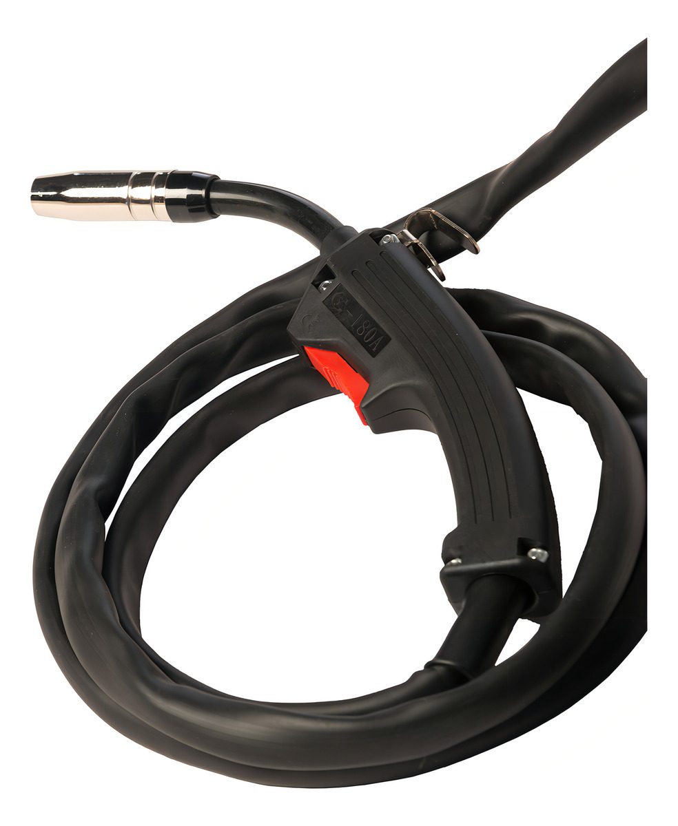 Soldadora Lüsqtoff Mig Flux Sml130-7 Con Rollo De Alambre Flux Naranja Negro 50 Hz - 3