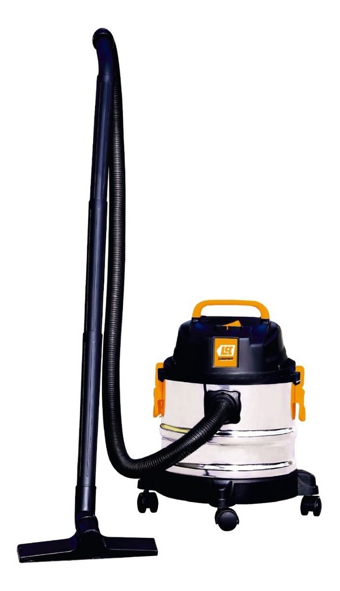 Aspiradora Lusqtoff 1400w 15lts 220v La-1500 P/polvo Y Agua - Negro/naranja/acero Inoxidable