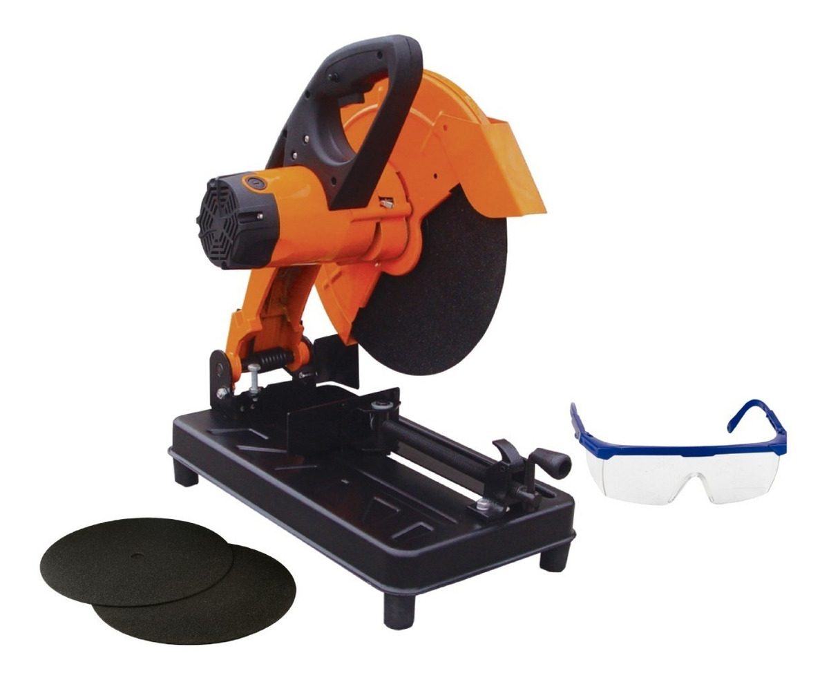 Sierra Sensitiva Lusqtoff 355mm 2.000w + 3 Discos Y Lentes