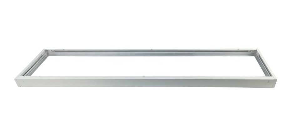 Kit Marco Adaptador Para Aplicar Panel Led 120x30cm Etheos Blanco